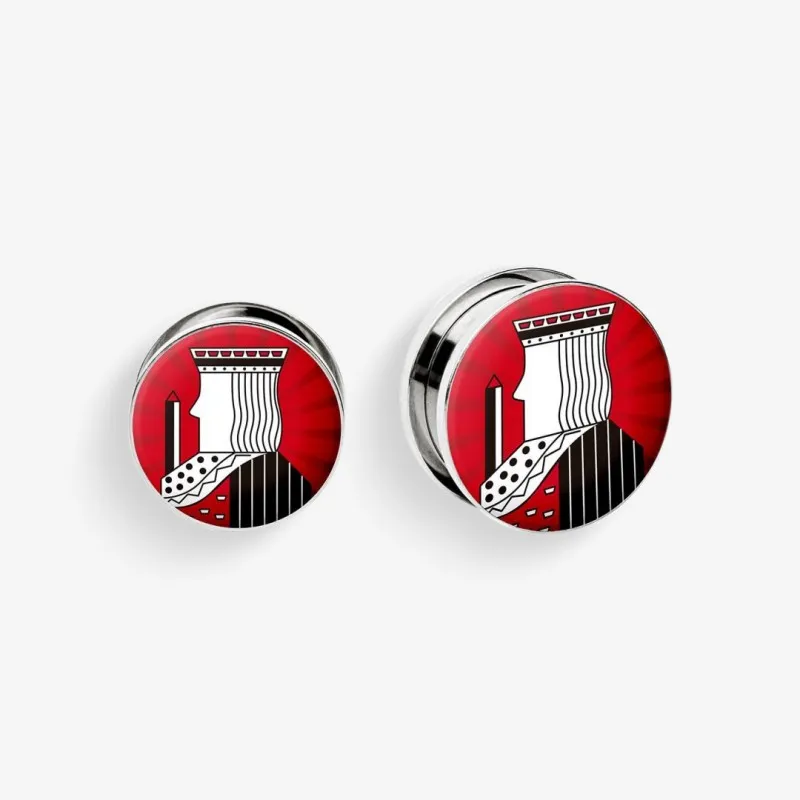 Plug de Aço Cirúrgico com Rosca - Valete - Aço cirúrgico