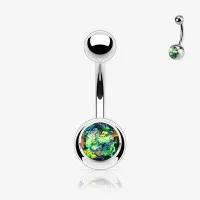 Piercing Umbigo Opala Verde – Estilo e Qualidade