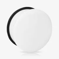 Plug de Acrílico Branco com acabamento fechado e 1 O-ring