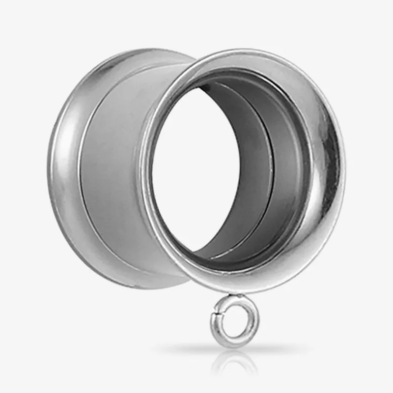 Alargabrinco Prateado Flangeado DIY Unidade - Alargabrincos