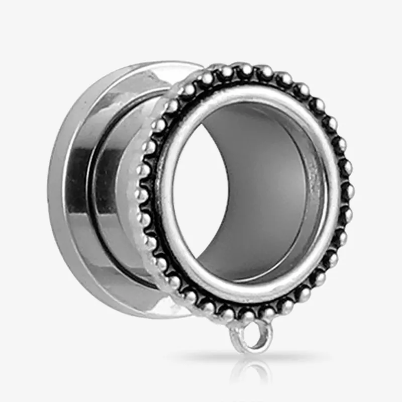 Alargabrinco Prateado Rosca Lua DIY Unidade - Alargabrincos