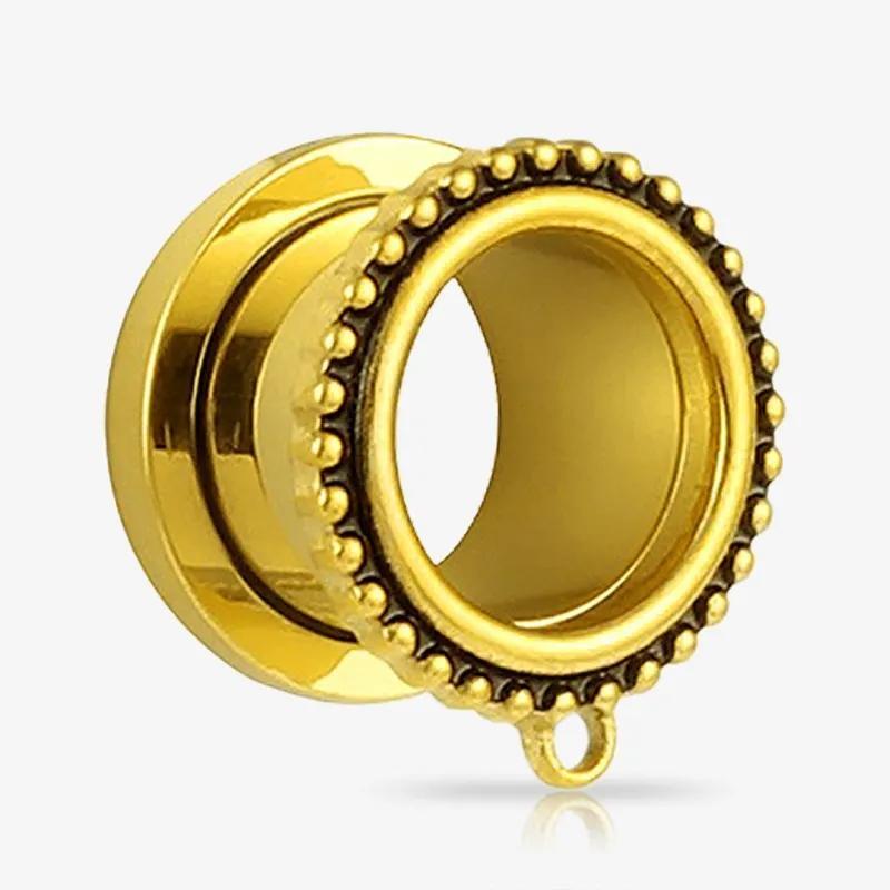 Alargabrinco Dourado Lua DIY Unidade - Alargabrincos