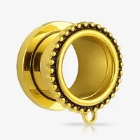 Alargabrinco Dourado Lua DIY Unidade é na ALARGS