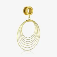 Alargabrinco Argolas Douradas - Unidade é na ALARGS