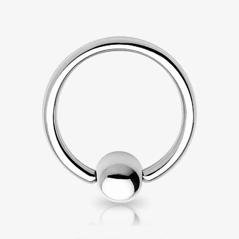 Piercing Captive Prateado A o Cir rgico 1.6mm ALARGS