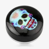 Falso Alargador Magnético Caveira é na ALARGS