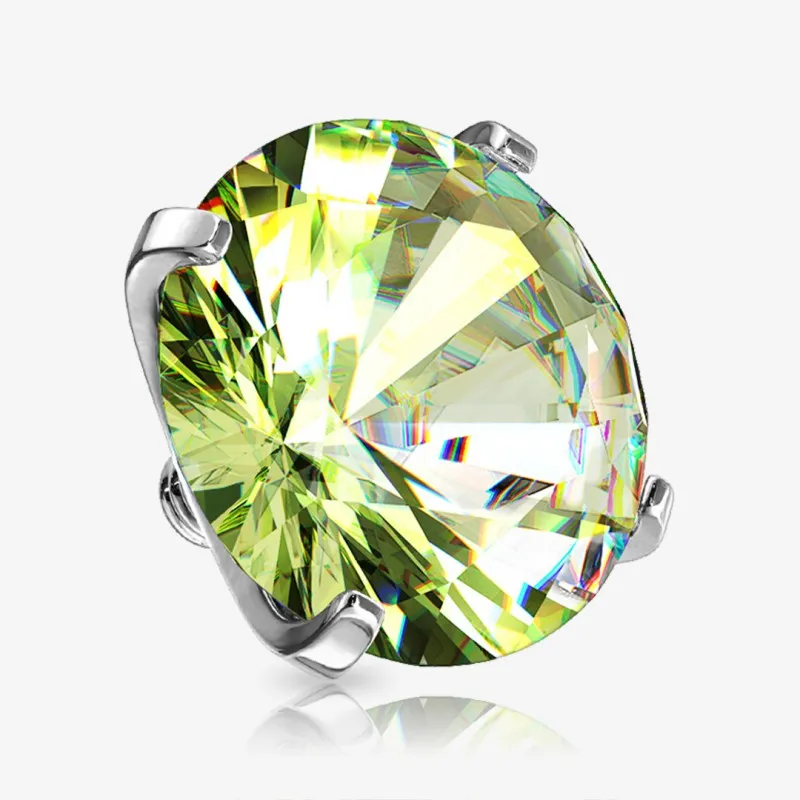 Zircônia Cravada Para Base Microdermal - Piercings Microdermal