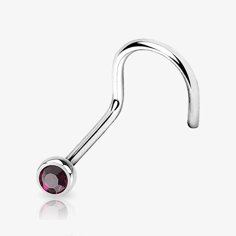 Piercing Nariz U Strass - Cores - Piercings de Nariz