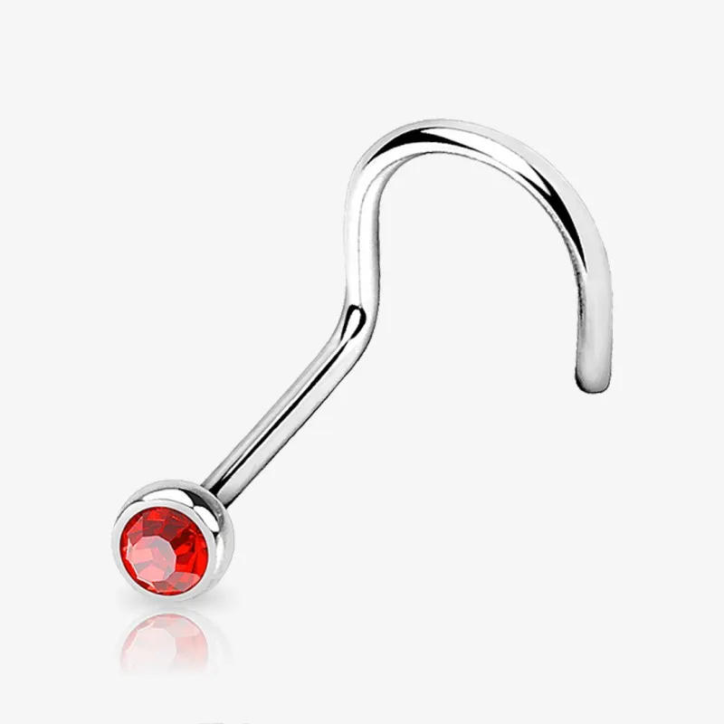 Piercing Nariz U Strass - Cores - Piercings de Nariz