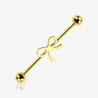 Piercing Transversal Laço em Aço Cirúrgico