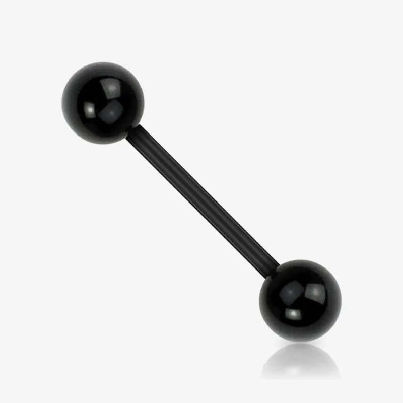 Piercing Língua Flexível Bolinha Acrílica - Piercings de Língua