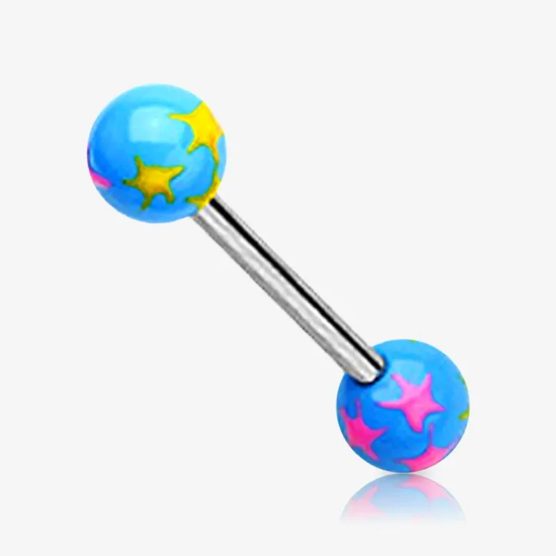 Piercing Língua Estrelas - Piercings de Língua