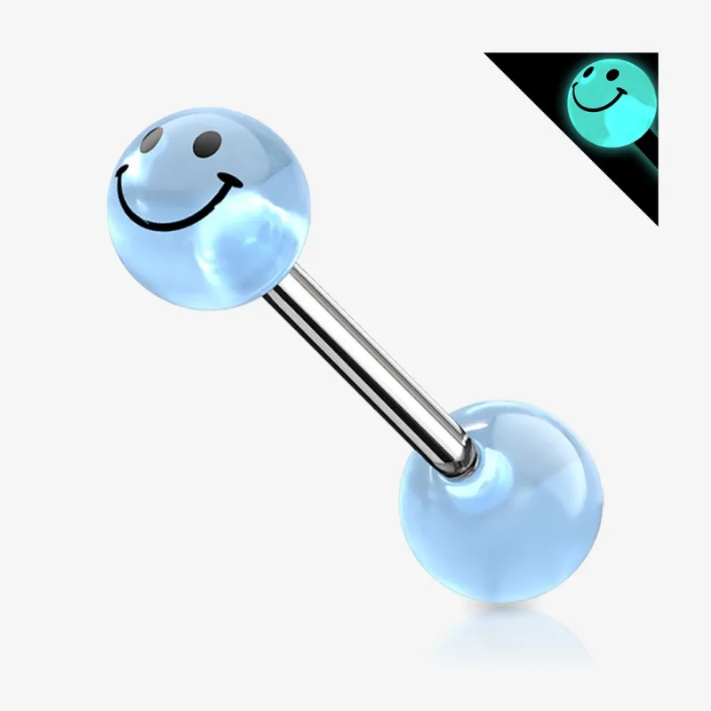 Piercing Língua Smile Fluorescente - Piercings de Língua