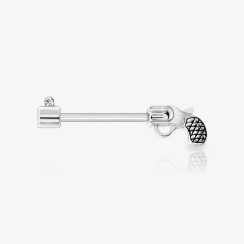 Piercing Mamilo Revolver - Laranja