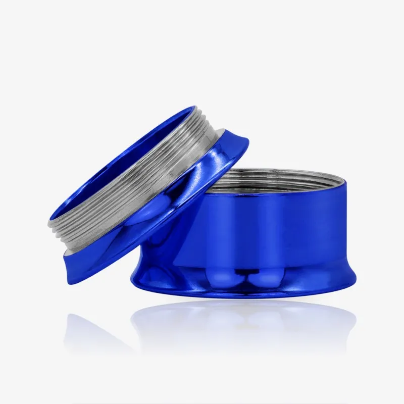 Alargador de Orelha Aço Azul Flangeado c/ Rosca Interna - Aço Cirúrgico