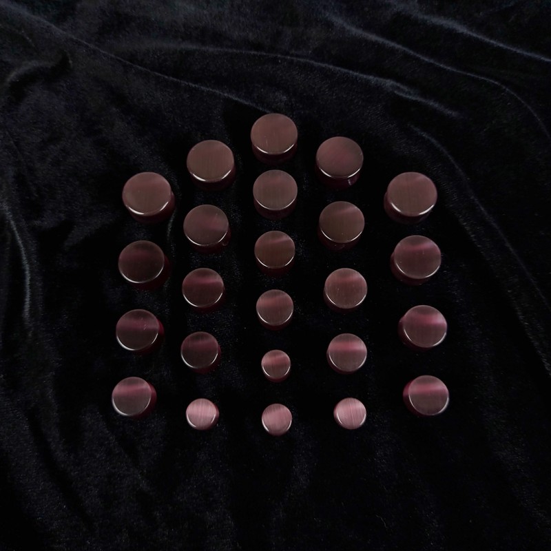 Alargador Plug Olho de Dragão Roxo - Vidro