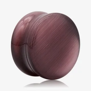 Alargador Plug Olho de Dragão Roxo - Vidro