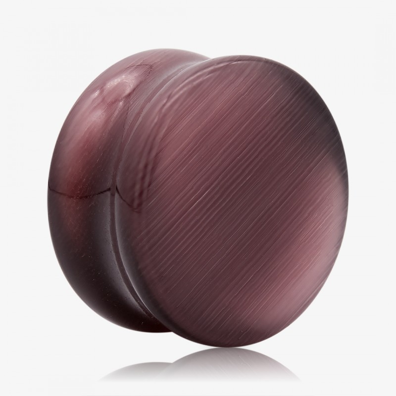 Alargador Plug Olho de Dragão Roxo - Vidro