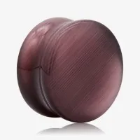 Alargador Plug Olho com detalhe artístico roxo