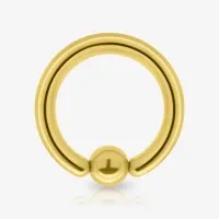 Piercing Captive de Aço Cirúrgico Dourado 3mm