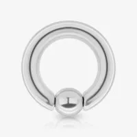 Piercing Captive de Aço Cirúrgico Prata 5mm