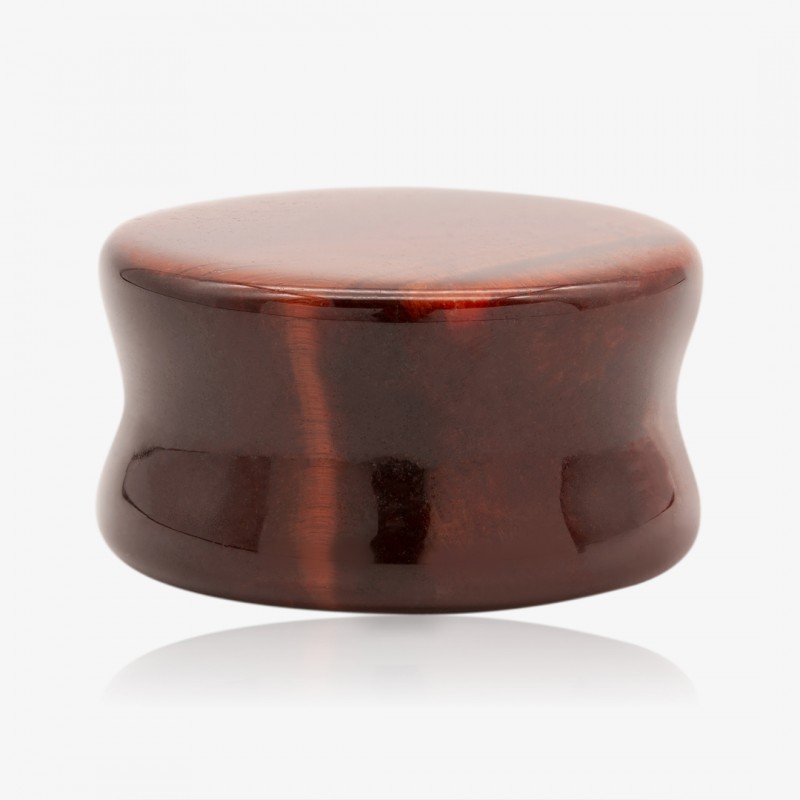 Plug de Pedra Olho de Tigre Vermelha - Pedra