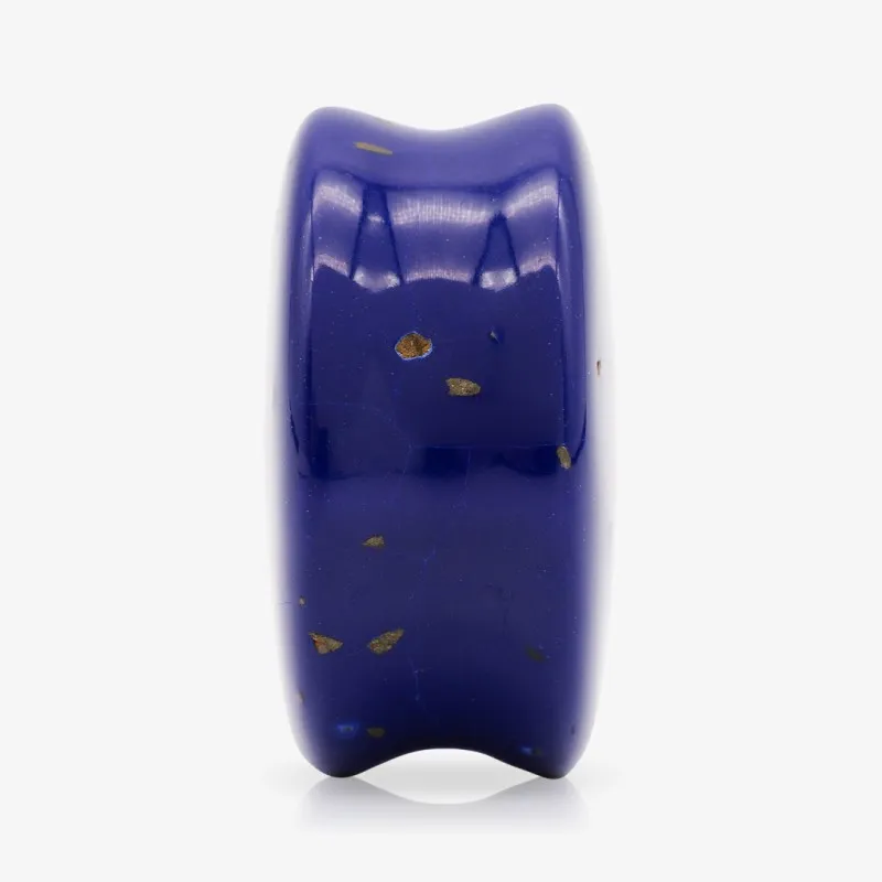 Plug de Pedra Lápis-Lazúli - Convexo - Pedra