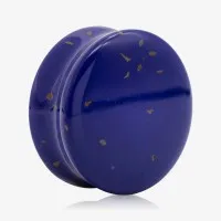 Plug de Pedra Lápis com Acabamento Polido e Natural