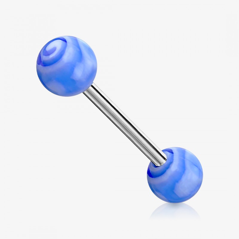 Piercing Língua de Aço Cirúrgico - Bolinha Doce - Piercings de Língua