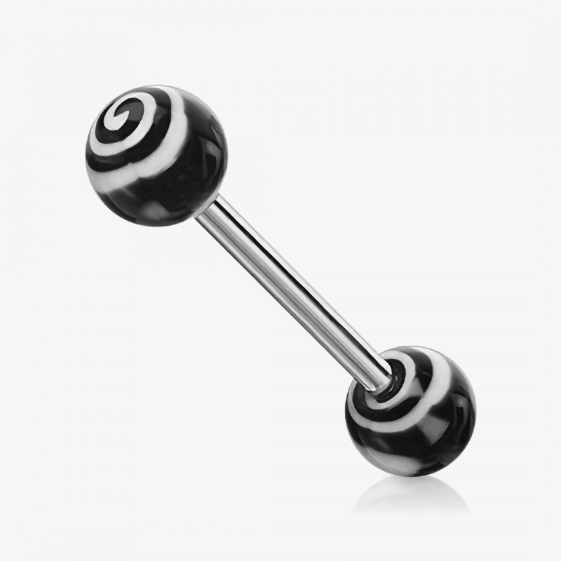 Piercing Língua de Aço Cirúrgico - Bolinha Doce - Piercings de Língua