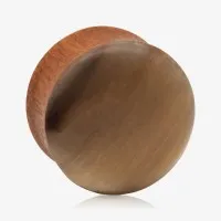 Plug Imbuia Chifre Artesanal - Único e Natural | ALARGS