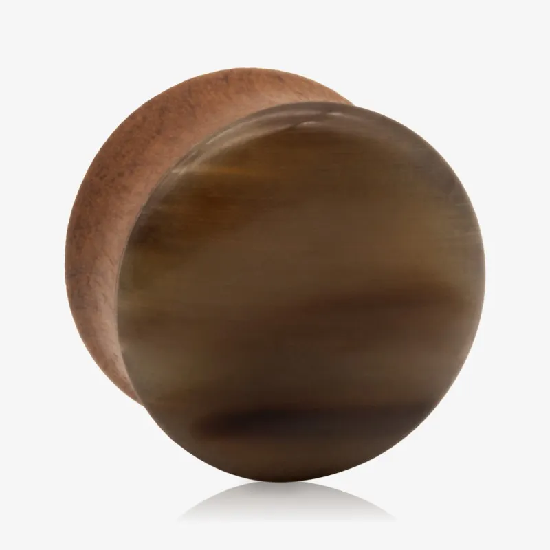 Plug Artesanal de Madeira Imbuia - Chifre - Artesanais