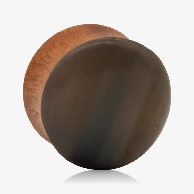 Plug Artesanal de Madeira Imbuia - Chifre - Artesanais