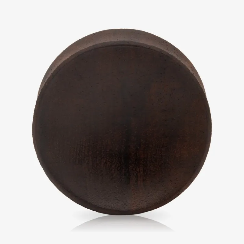 Plug Artesanal de Madeira Imbuia Côncavo - Tom Escuro - Artesanais