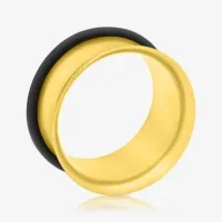 Alargador de Aço Cirúrgico Dourado - O-ring é na ALARGS