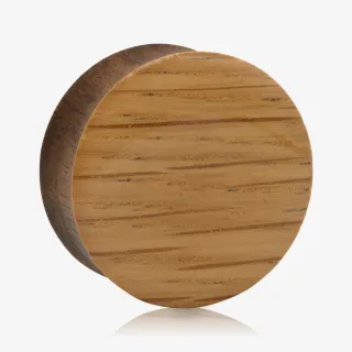 Plug Artesanal de Madeira Imbuia - Carvalho Branco - Artesanais