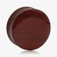 Plug Resina Sucupira Artesanal - Único e Natural | ALARGS