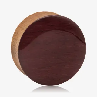 Plug Artesanal de Madeira Imbuia - Roxinho - Artesanais