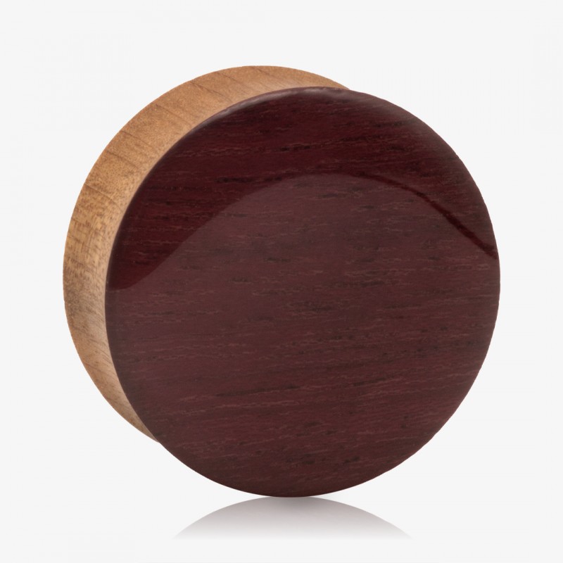 Plug Artesanal de Madeira Imbuia - Roxinho - Artesanais