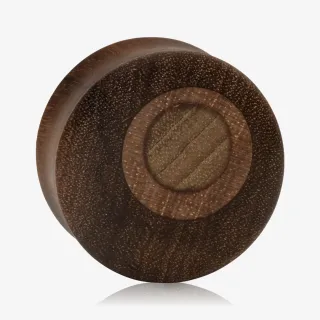 Plug Artesanal de Madeira Imbuia - Tricolor - Artesanais