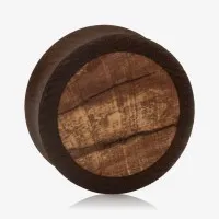 Plug Artesanal Madeira Imbuia: Ameixeira Inserida | ALARGS