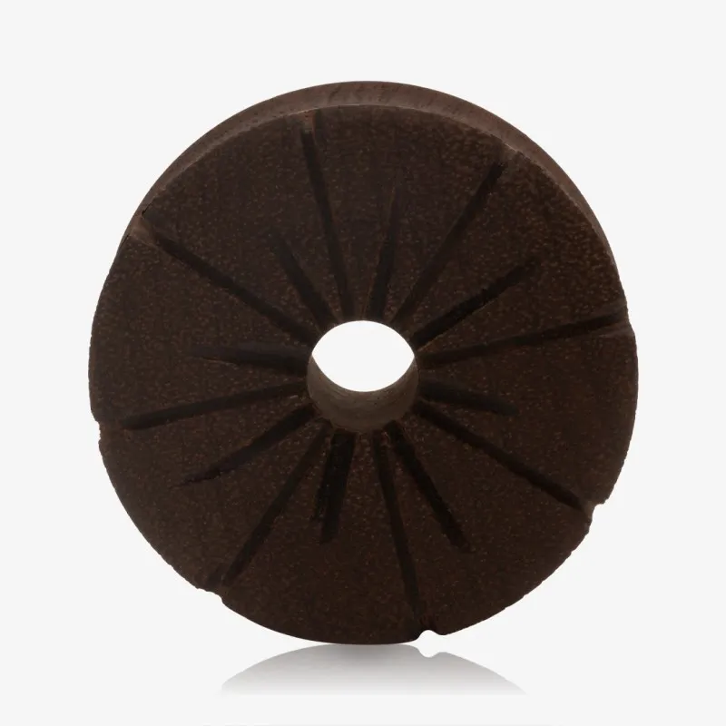 Plug Artesanal de Madeira Imbuia - Flor - Artesanais