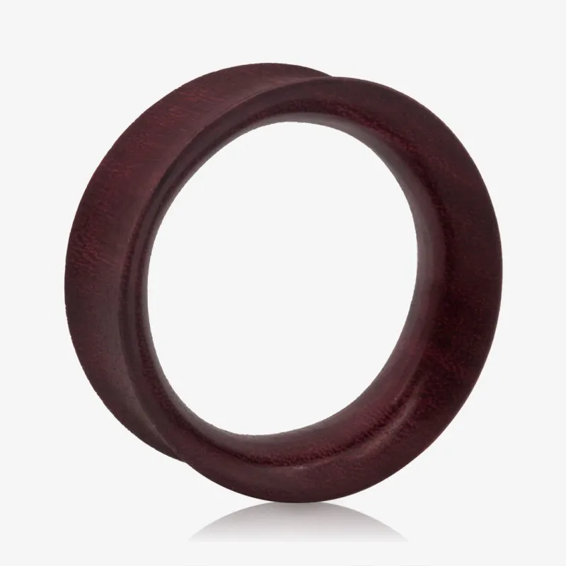 Alargador Plug Artesanal Madeira Roxinho Flangeado - Madeira