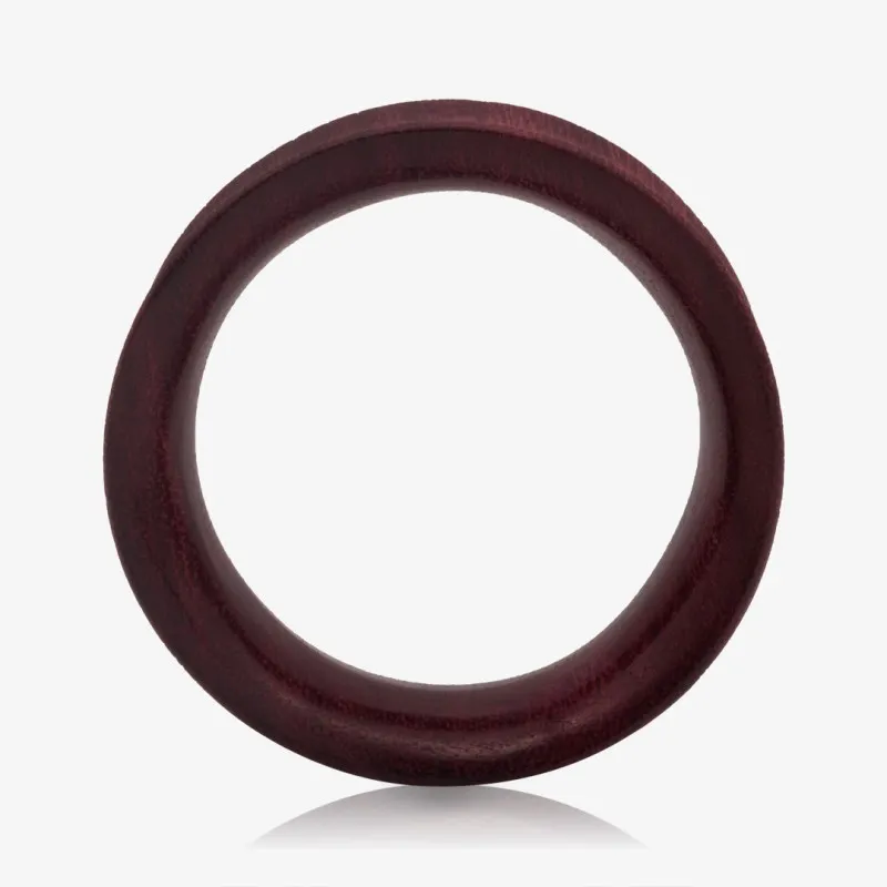 Alargador Plug Artesanal Madeira Roxinho Flangeado - Madeira