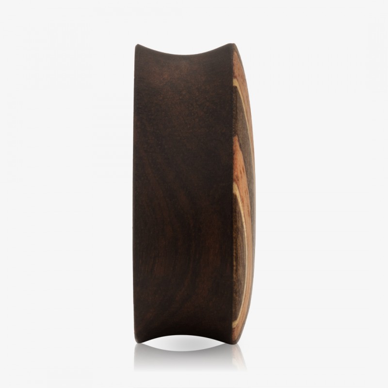 Alargador Plug Artesanal Madeira Gota Listrada - Início