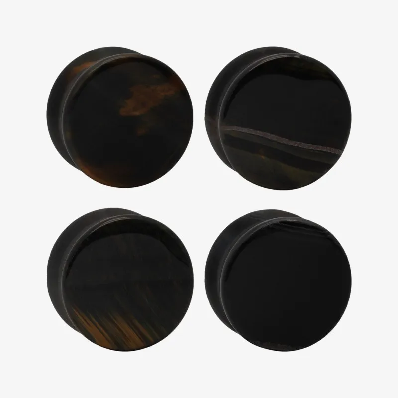 Plug de Pedra Olho de Tigre Negra - Pedra