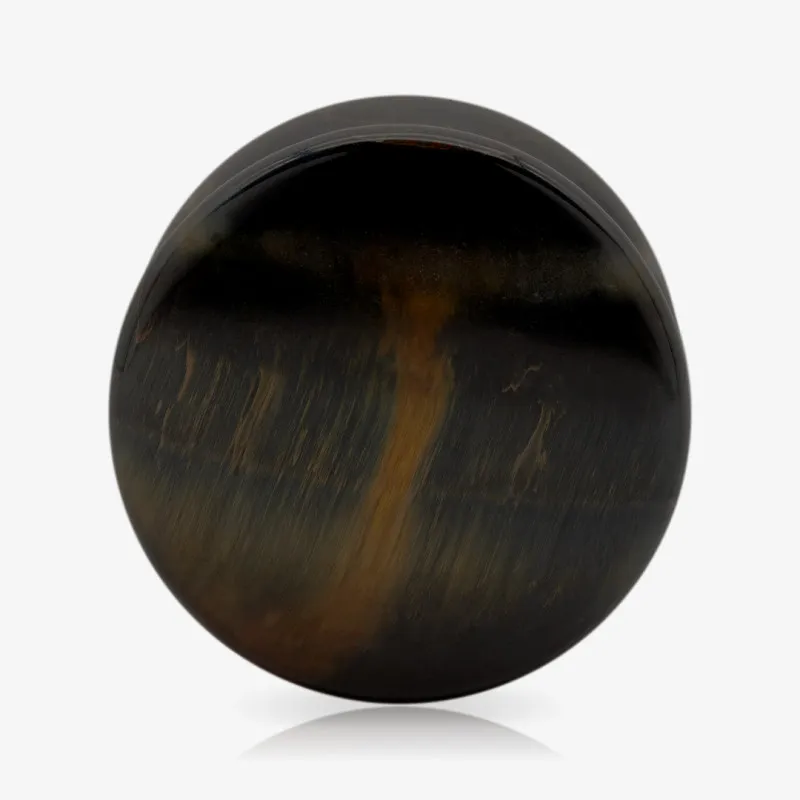 Plug de Pedra Olho de Tigre Negra - Pedra