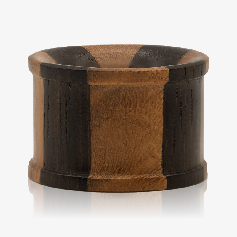 Alargador Plug Madeira Bicolor X Vazado - Madeira