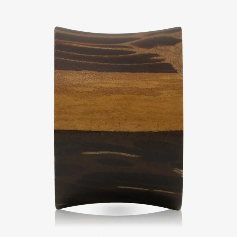 Alargador Plug Madeira Tres Camadas - Madeira