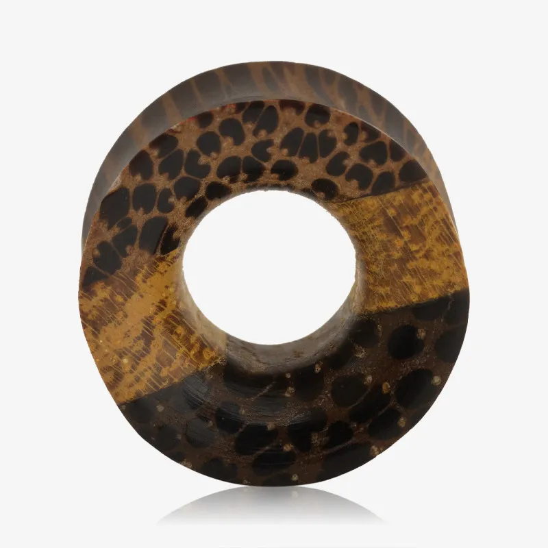 Alargador Plug Madeira Tres Camadas - Madeira